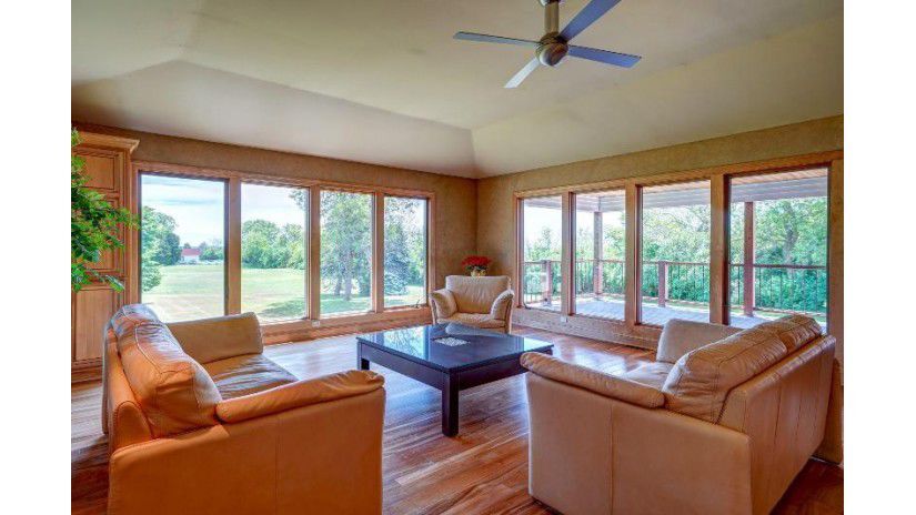 Family room with a view